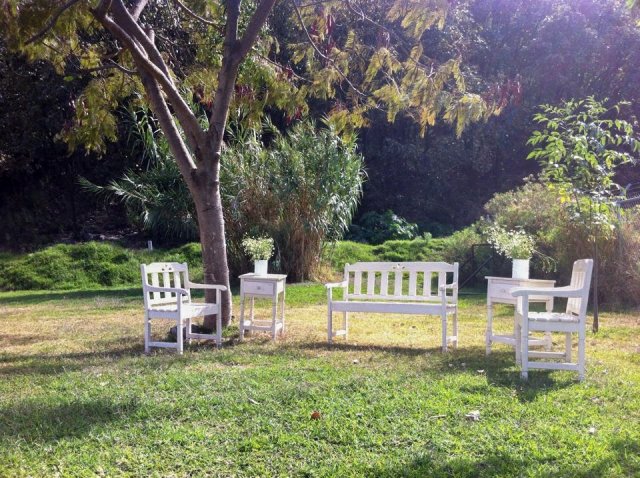 Sala en Jardín para Boda